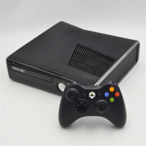 XBOX 360 - Slim - Black - Console -  250GB - SNR 357923610405 (B Grade) (Used)